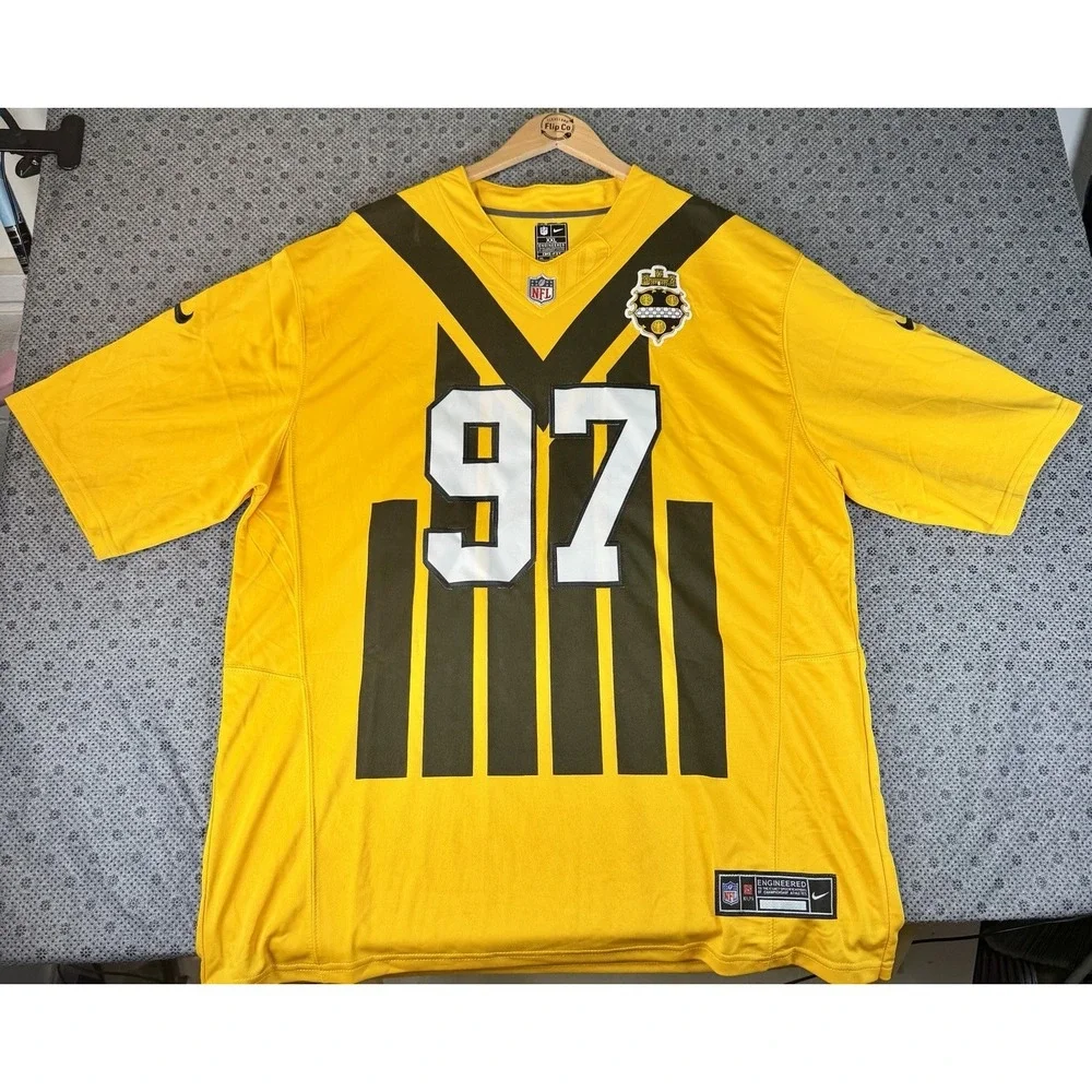 Cameron Hayward Pittsburgh Steelers Nike Gold Alternate 1933 Men's 2XL Jersey 97